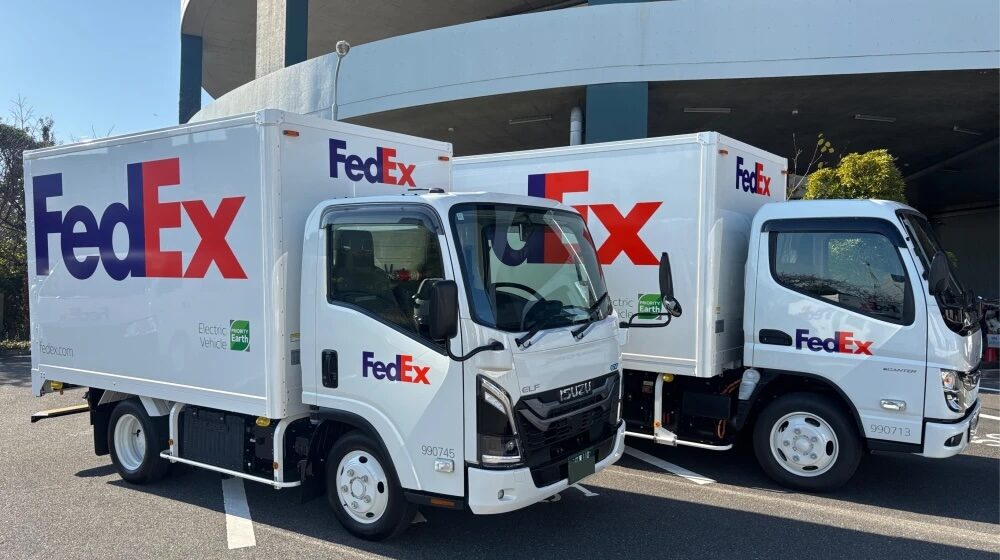 Delivery truck fleet